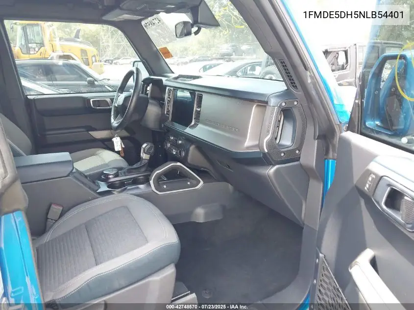 2022 Ford Bronco Outer Banks VIN: 1FMDE5DH5NLB54401 Lot: 42748570