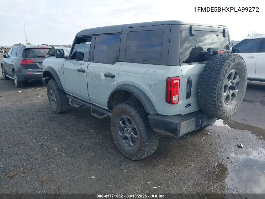 2023 Ford Bronco Big Bend VIN: 1FMDE5BHXPLA99272 Lot: 41771582