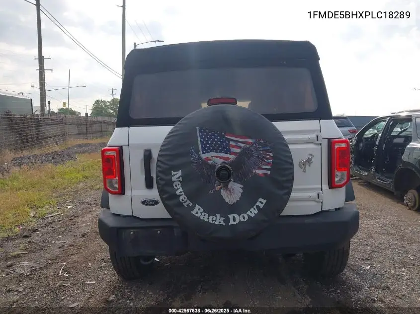 2023 Ford Bronco Big Bend VIN: 1FMDE5BHXPLC18289 Lot: 42567638