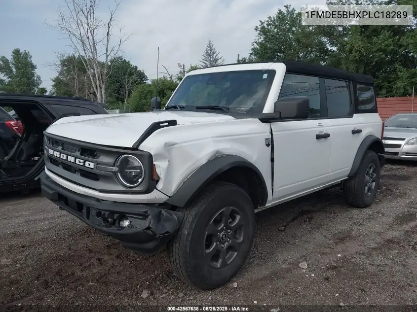2023 Ford Bronco Big Bend VIN: 1FMDE5BHXPLC18289 Lot: 42567638