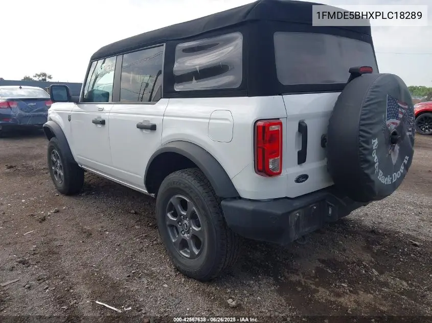 2023 Ford Bronco Big Bend VIN: 1FMDE5BHXPLC18289 Lot: 42567638