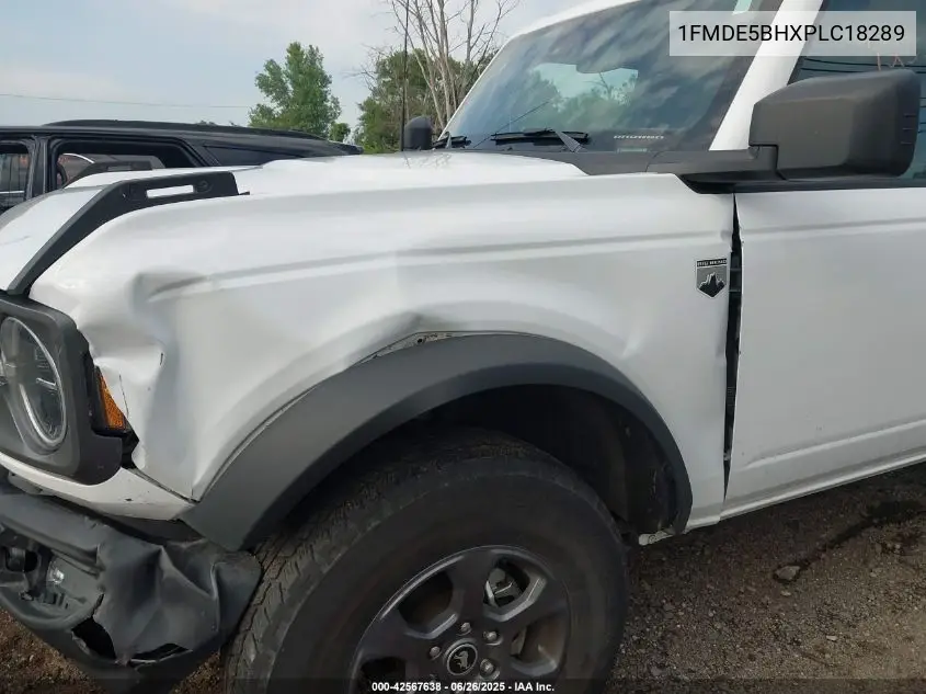 2023 Ford Bronco Big Bend VIN: 1FMDE5BHXPLC18289 Lot: 42567638