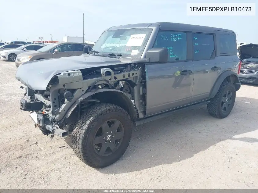 2023 Ford Bronco Black Diamond VIN: 1FMEE5DPXPLB10473 Lot: 42623364