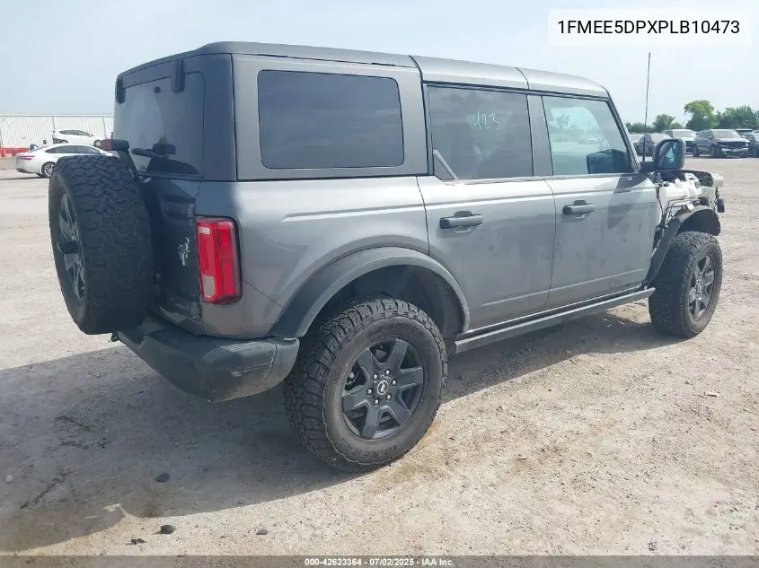2023 Ford Bronco Black Diamond VIN: 1FMEE5DPXPLB10473 Lot: 42623364