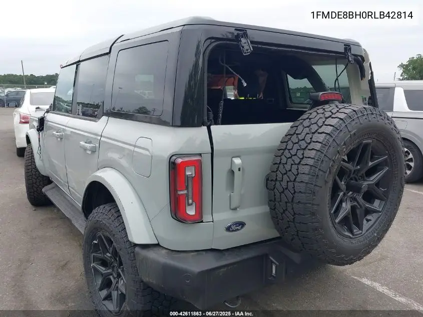 2024 Ford Bronco Outer Banks VIN: 1FMDE8BH0RLB42814 Lot: 42611863