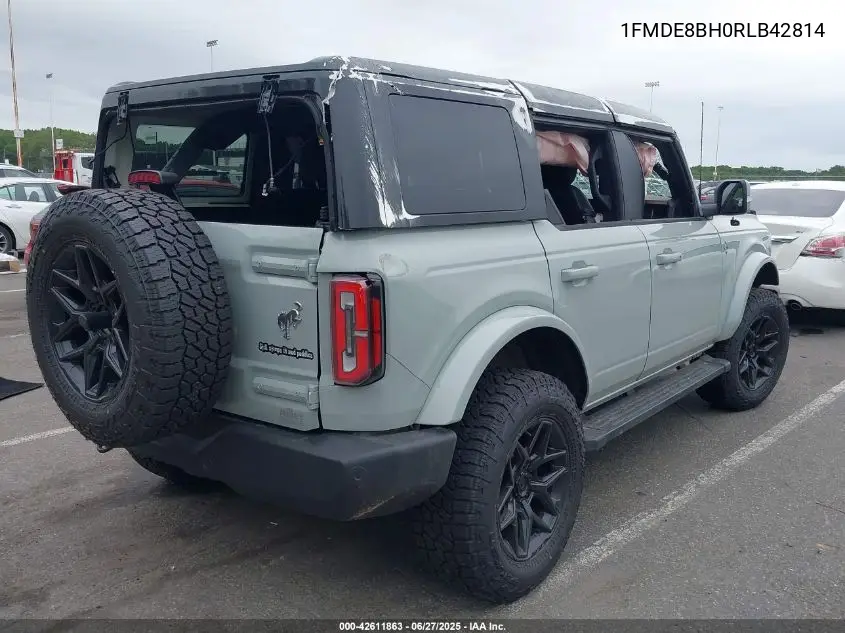 2024 Ford Bronco Outer Banks VIN: 1FMDE8BH0RLB42814 Lot: 42611863