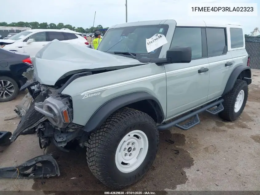 2024 Ford Bronco Heritage Edition VIN: 1FMEE4DP3RLA02323 Lot: 42629638