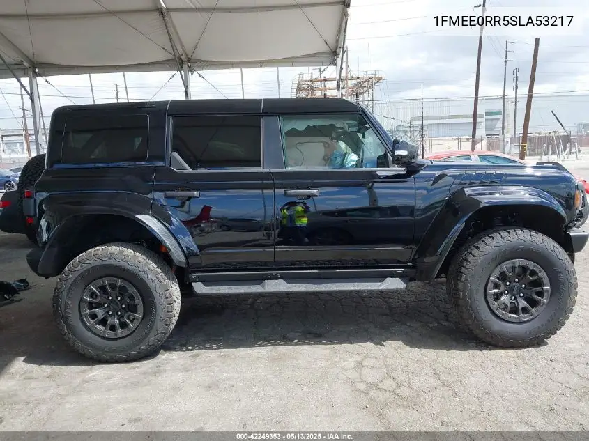 2025 Ford Bronco Raptor VIN: 1FMEE0RR5SLA53217 Lot: 42249353