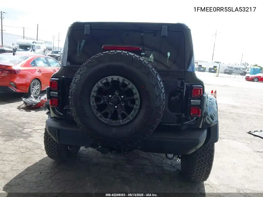 2025 Ford Bronco Raptor VIN: 1FMEE0RR5SLA53217 Lot: 42249353