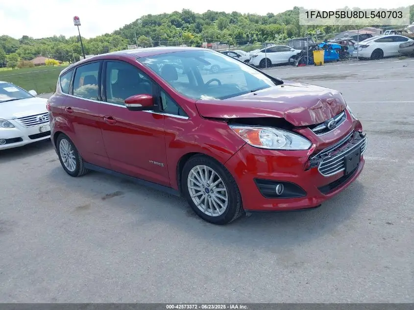 2013 Ford C-Max Hybrid Sel VIN: 1FADP5BU8DL540703 Lot: 42573372