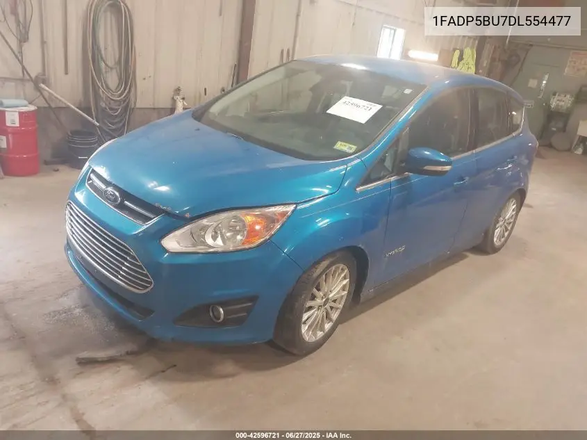 2013 Ford C-Max Hybrid Sel VIN: 1FADP5BU7DL554477 Lot: 42596721