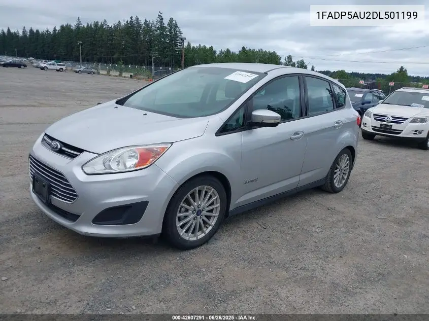 2013 Ford C-Max Hybrid Se VIN: 1FADP5AU2DL501199 Lot: 42607291