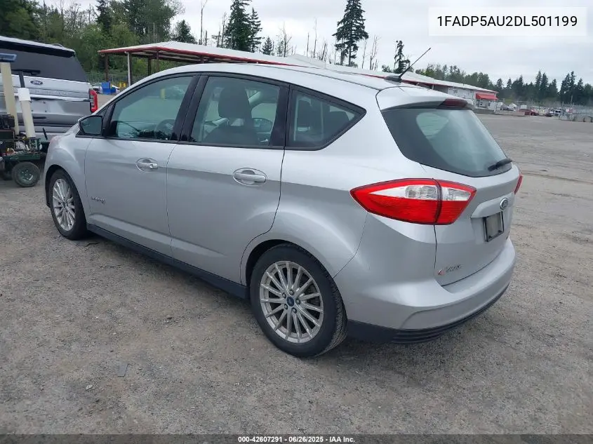 2013 Ford C-Max Hybrid Se VIN: 1FADP5AU2DL501199 Lot: 42607291