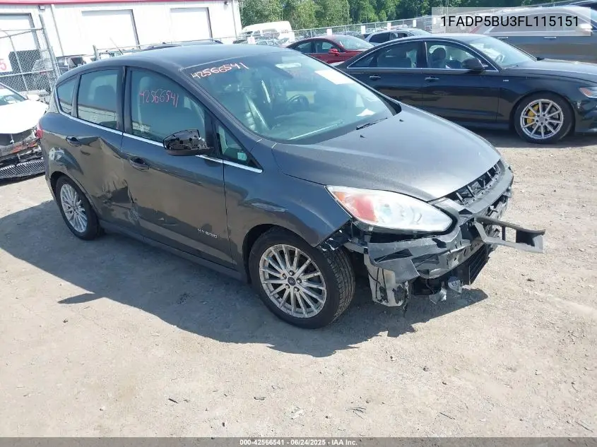 2015 Ford C-Max Hybrid Sel VIN: 1FADP5BU3FL115151 Lot: 42566541