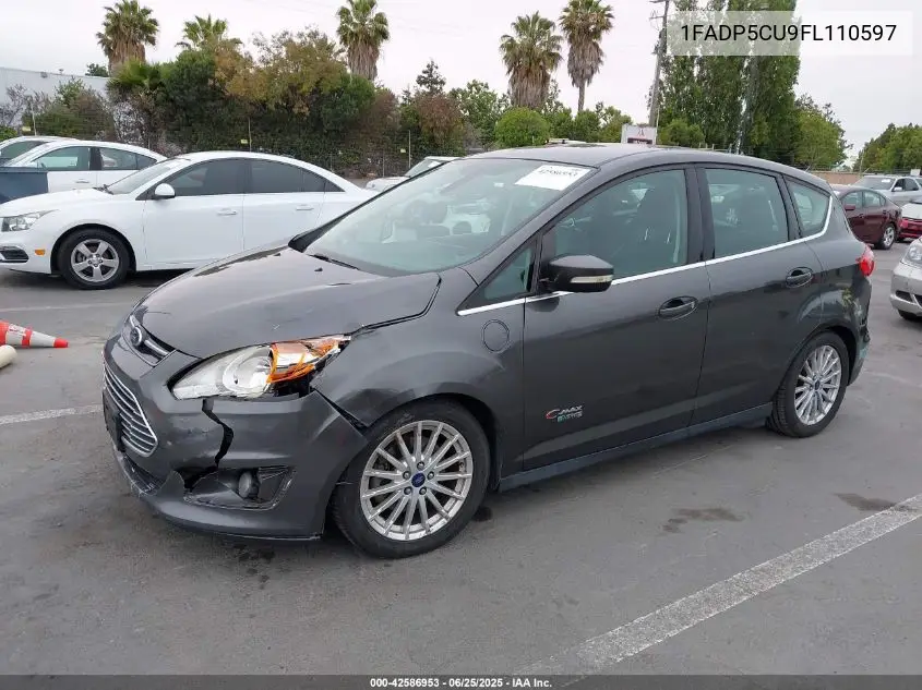 2015 Ford C-Max Energi Sel VIN: 1FADP5CU9FL110597 Lot: 42586953