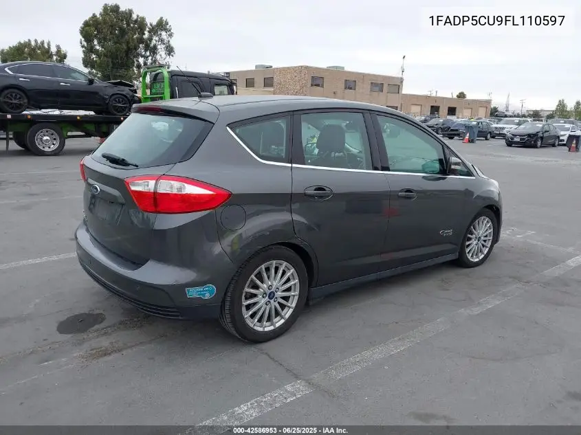 2015 Ford C-Max Energi Sel VIN: 1FADP5CU9FL110597 Lot: 42586953