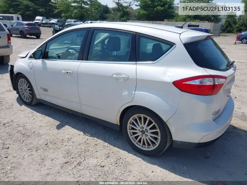 2015 Ford C-Max Energi Sel VIN: 1FADP5CU2FL103135 Lot: 42590804