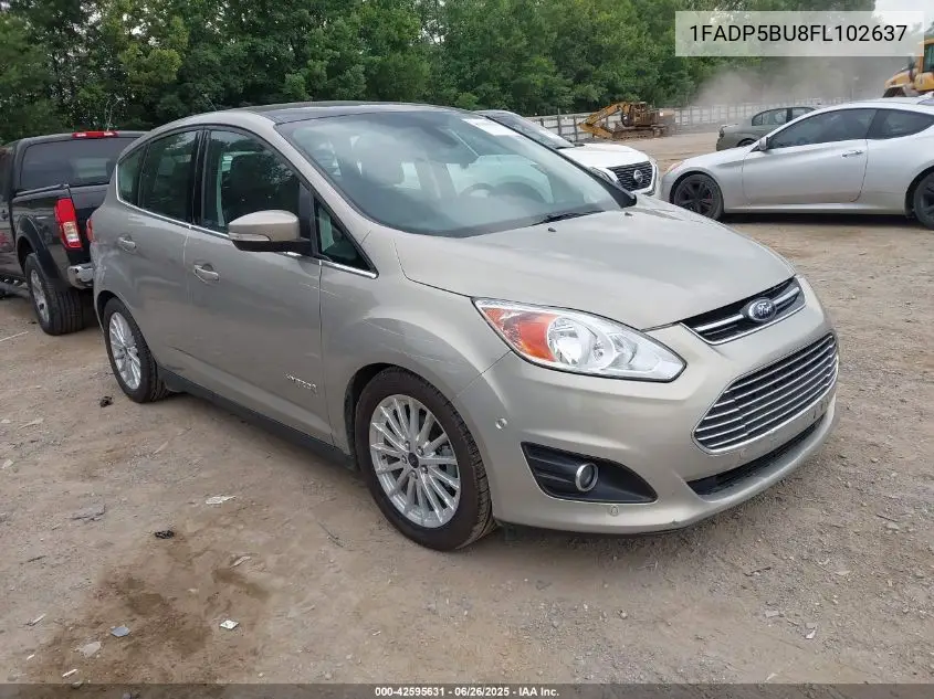2015 Ford C-Max Hybrid Sel VIN: 1FADP5BU8FL102637 Lot: 42595631