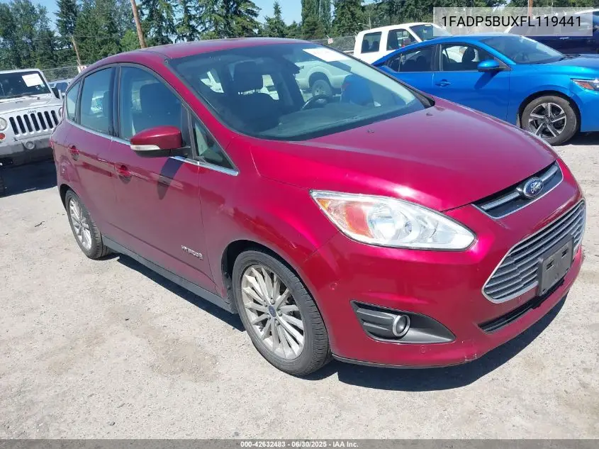 2015 Ford C-Max Hybrid Sel VIN: 1FADP5BUXFL119441 Lot: 42632483