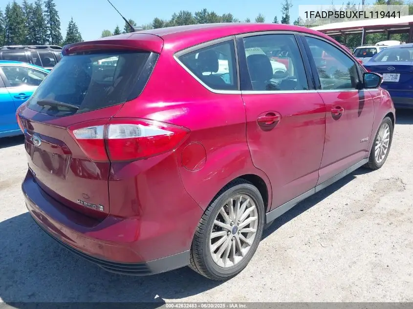 2015 Ford C-Max Hybrid Sel VIN: 1FADP5BUXFL119441 Lot: 42632483