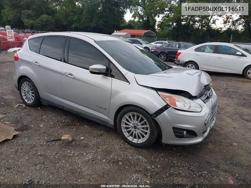 2016 Ford C-Max Sel VIN: 1FADP5BUXGL116511 Lot: 42597599