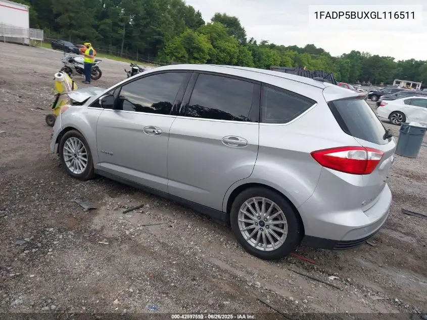 2016 Ford C-Max Sel VIN: 1FADP5BUXGL116511 Lot: 42597599