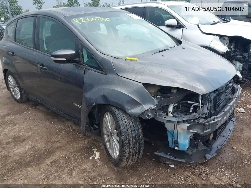 2016 Ford C-Max Hybrid Se VIN: 1FADP5AU5GL104607 Lot: 42607156