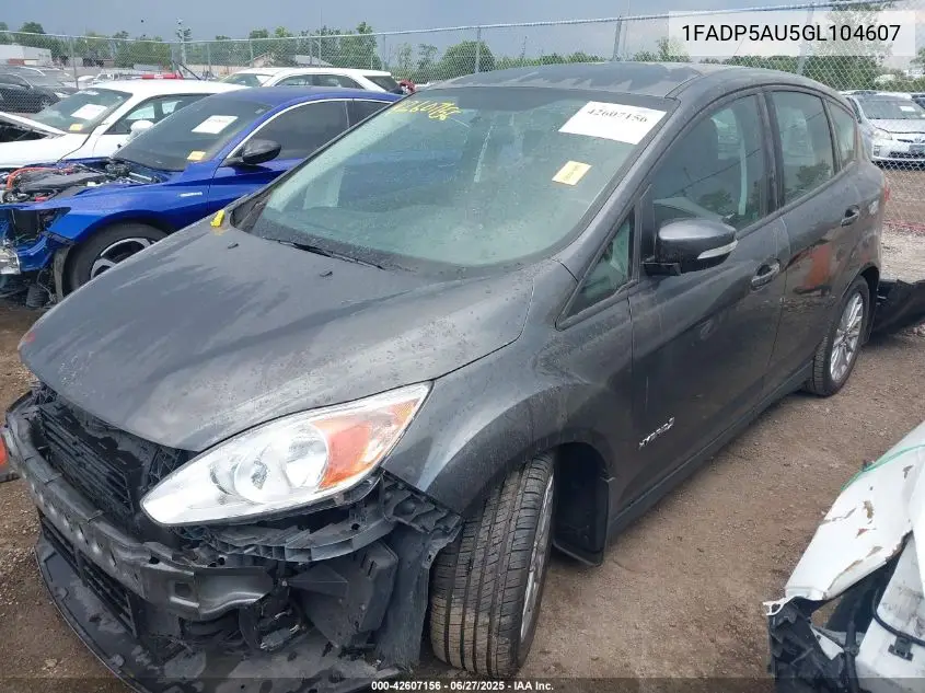 2016 Ford C-Max Hybrid Se VIN: 1FADP5AU5GL104607 Lot: 42607156
