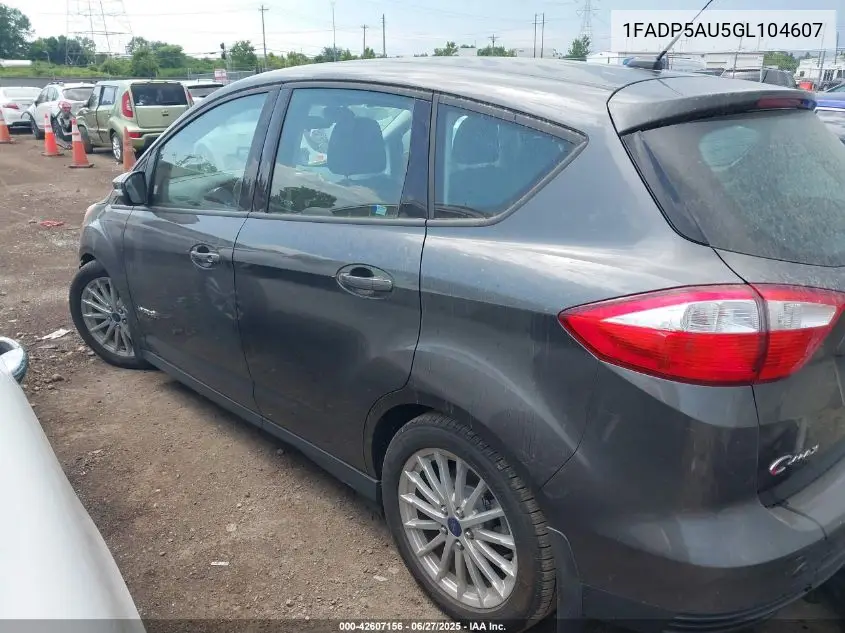 2016 Ford C-Max Hybrid Se VIN: 1FADP5AU5GL104607 Lot: 42607156