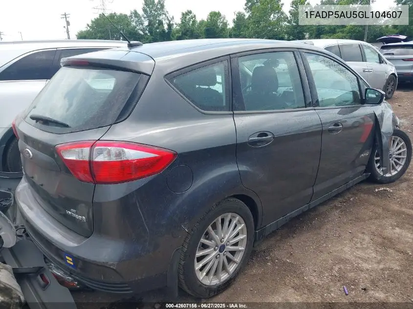 2016 Ford C-Max Hybrid Se VIN: 1FADP5AU5GL104607 Lot: 42607156