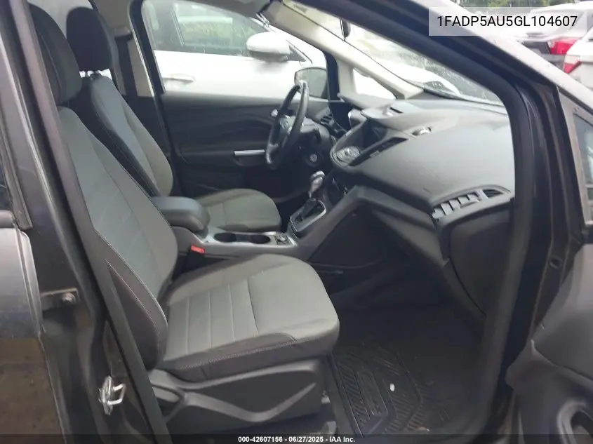 2016 Ford C-Max Hybrid Se VIN: 1FADP5AU5GL104607 Lot: 42607156