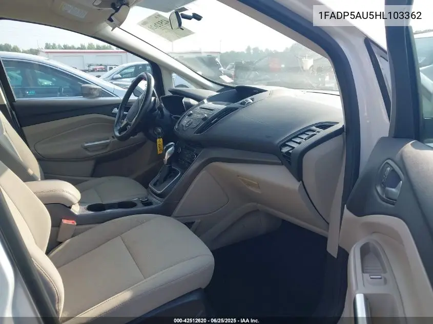 2017 Ford C-Max Hybrid Se VIN: 1FADP5AU5HL103362 Lot: 42512620