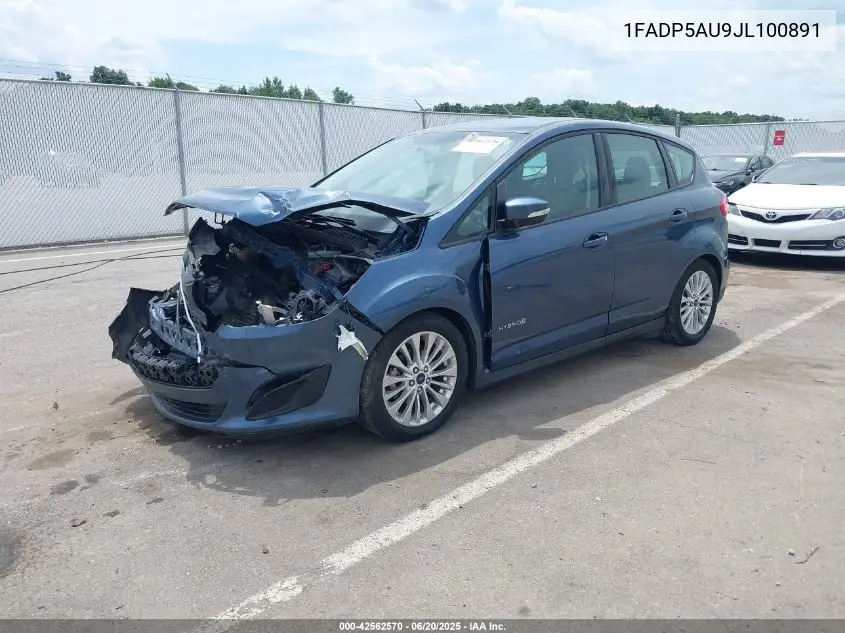 2018 Ford C-Max Hybrid Se VIN: 1FADP5AU9JL100891 Lot: 42562570