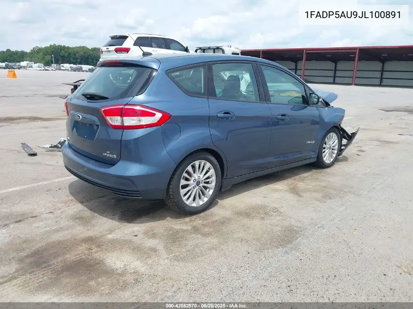 2018 Ford C-Max Hybrid Se VIN: 1FADP5AU9JL100891 Lot: 42562570