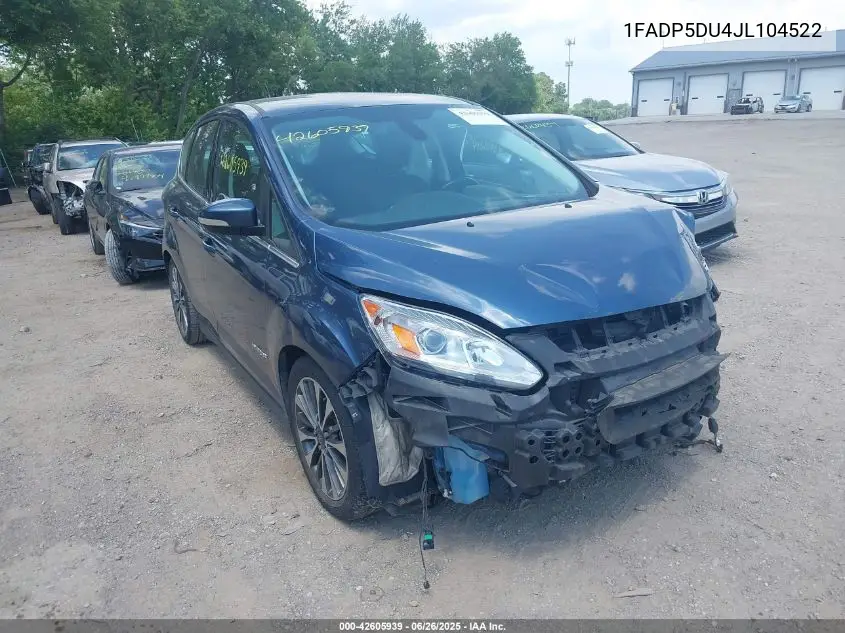 2018 Ford C-Max Hybrid Titanium VIN: 1FADP5DU4JL104522 Lot: 42605939
