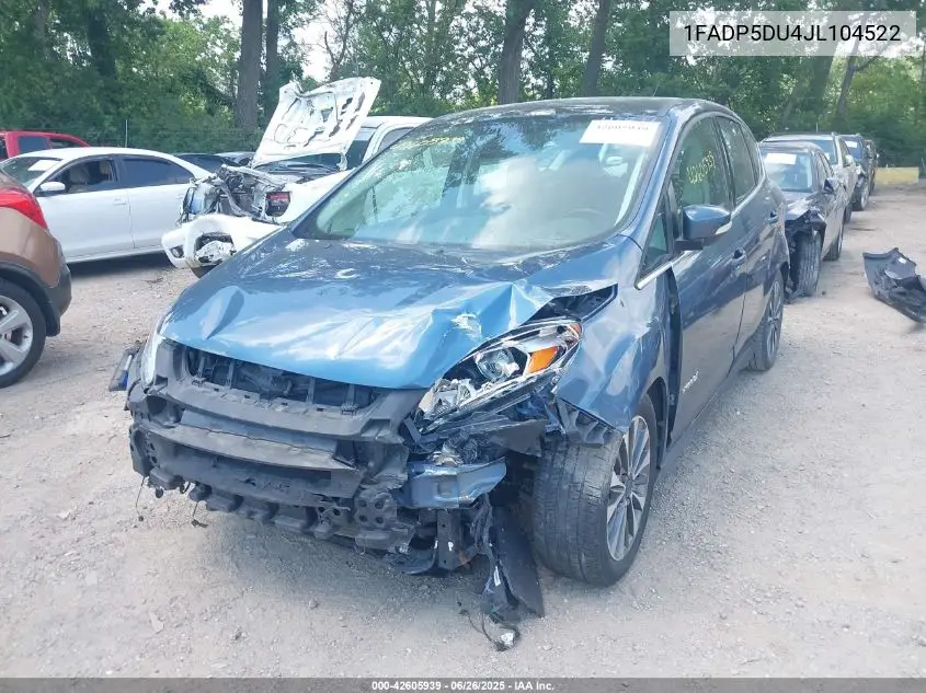 2018 Ford C-Max Hybrid Titanium VIN: 1FADP5DU4JL104522 Lot: 42605939