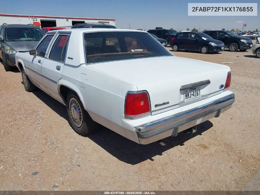 1989 Ford Crown Victoria S VIN: 2FABP72F1KX176855 Lot: 42197388