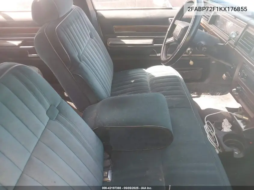 1989 Ford Crown Victoria S VIN: 2FABP72F1KX176855 Lot: 42197388