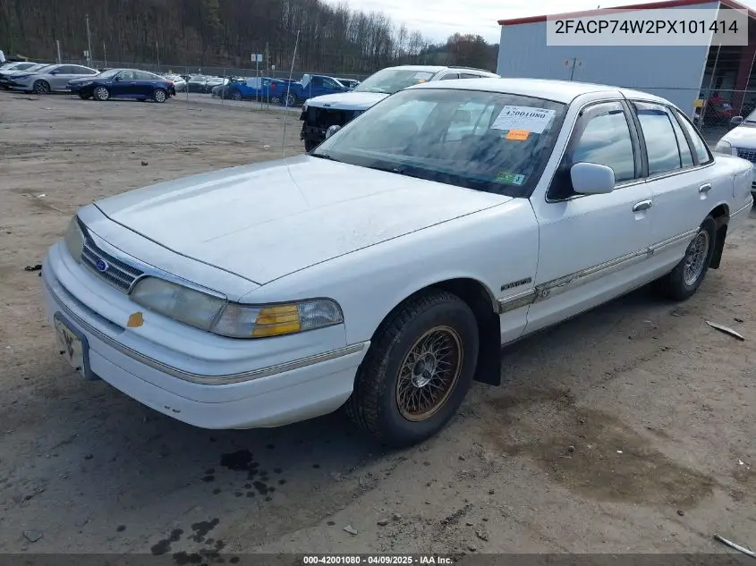 1993 Ford Crown Victoria Lx VIN: 2FACP74W2PX101414 Lot: 42001080