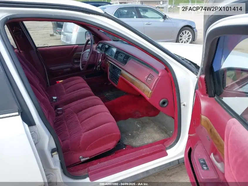 1993 Ford Crown Victoria Lx VIN: 2FACP74W2PX101414 Lot: 42001080