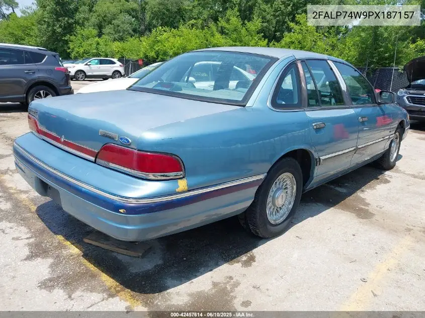 1993 Ford Crown Victoria Lx VIN: 2FALP74W9PX187157 Lot: 42457614
