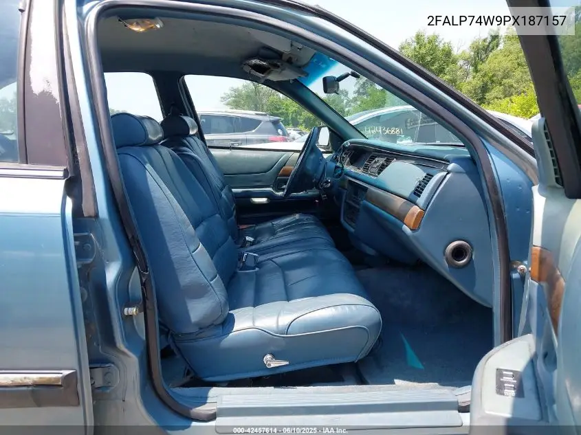 1993 Ford Crown Victoria Lx VIN: 2FALP74W9PX187157 Lot: 42457614