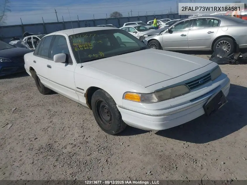 1994 Ford Crown Victoria VIN: 2FALP73W1RX184581 Lot: 12313677