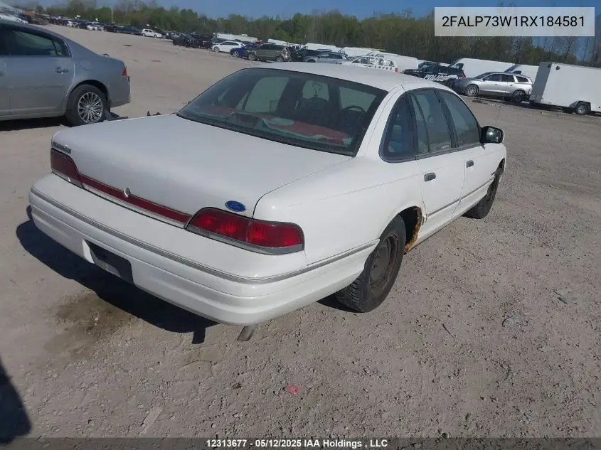 1994 Ford Crown Victoria VIN: 2FALP73W1RX184581 Lot: 12313677