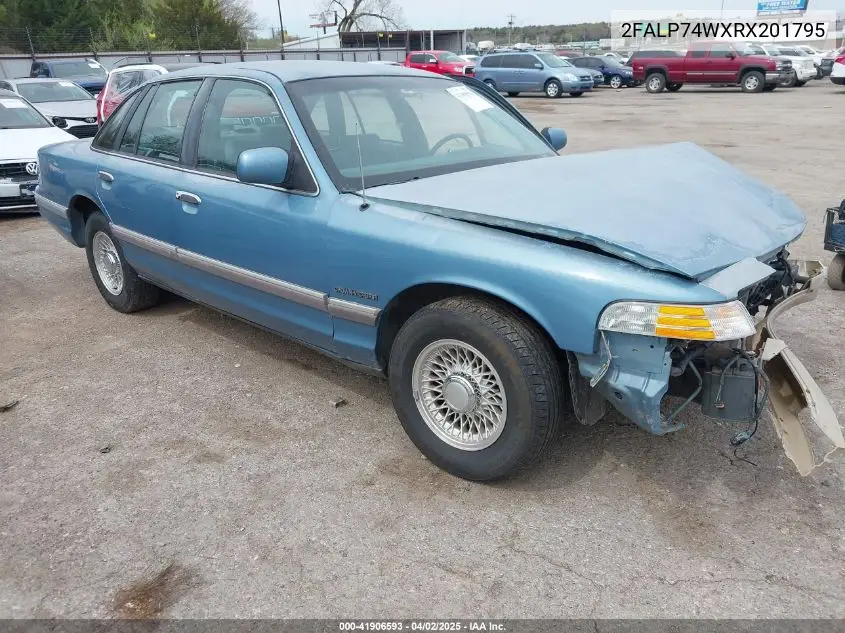 1994 Ford Crown Victoria Lx VIN: 2FALP74WXRX201795 Lot: 41906593