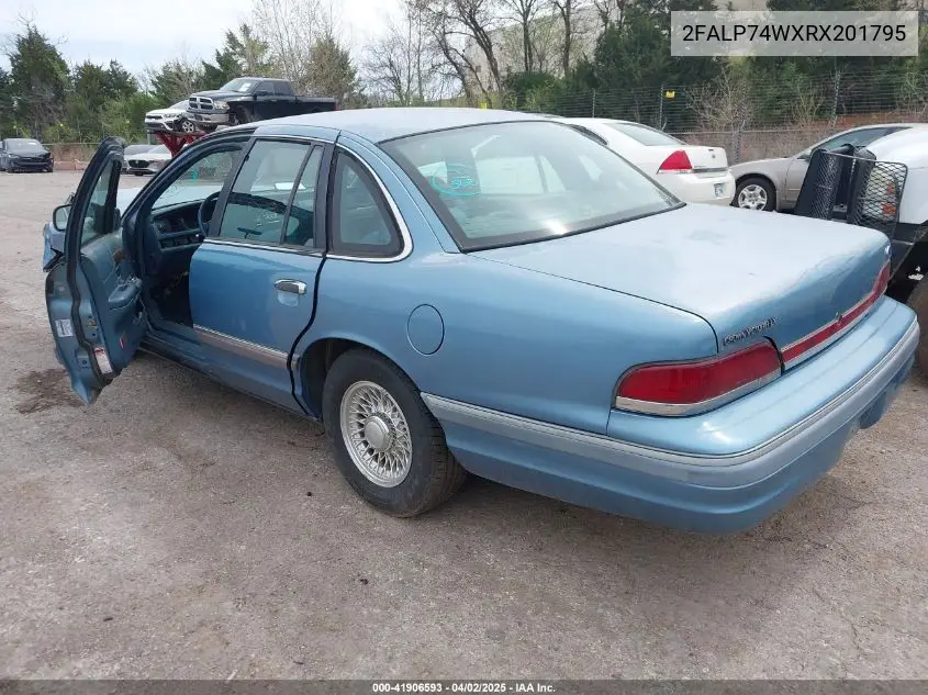1994 Ford Crown Victoria Lx VIN: 2FALP74WXRX201795 Lot: 41906593