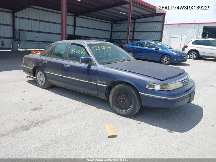 1994 Ford Crown Victoria Lx VIN: 2FALP74W3RX189229 Lot: 42130164