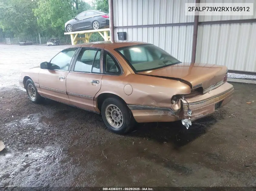1994 Ford Crown Victoria VIN: 2FALP73W2RX165912 Lot: 42363311