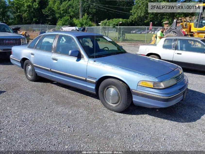 1994 Ford Crown Victoria VIN: 2FALP73W1RX100114 Lot: 42411720