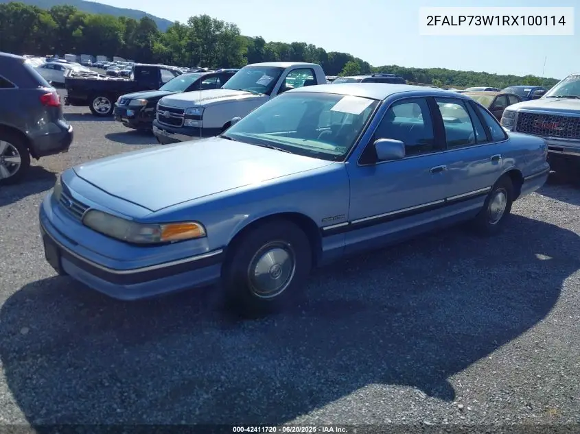 1994 Ford Crown Victoria VIN: 2FALP73W1RX100114 Lot: 42411720